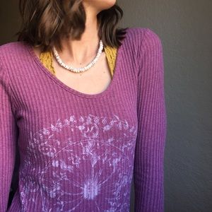Wet seal mauve ribbed cropped sweater